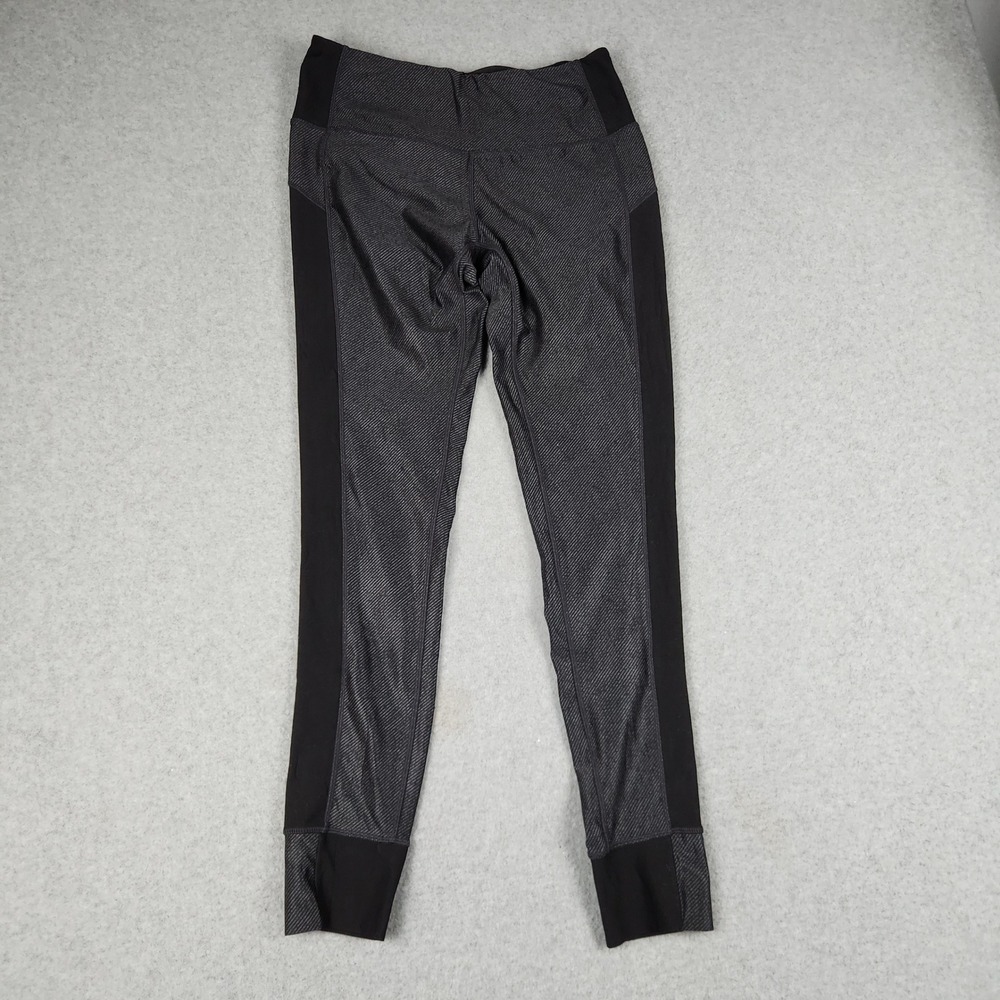 Mondetta Leggings Womens W26 Gray Black Athletic Performance Textured High Waist